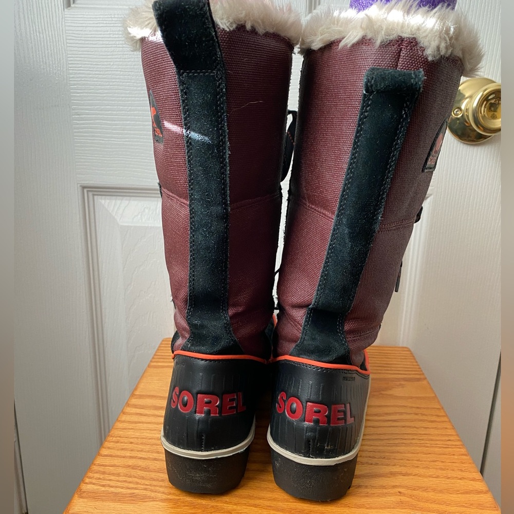 Sorel Tivoli High II Madder Brown Lace Up Waterproof Winter Boots SZ 7 - Picture 6 of 11